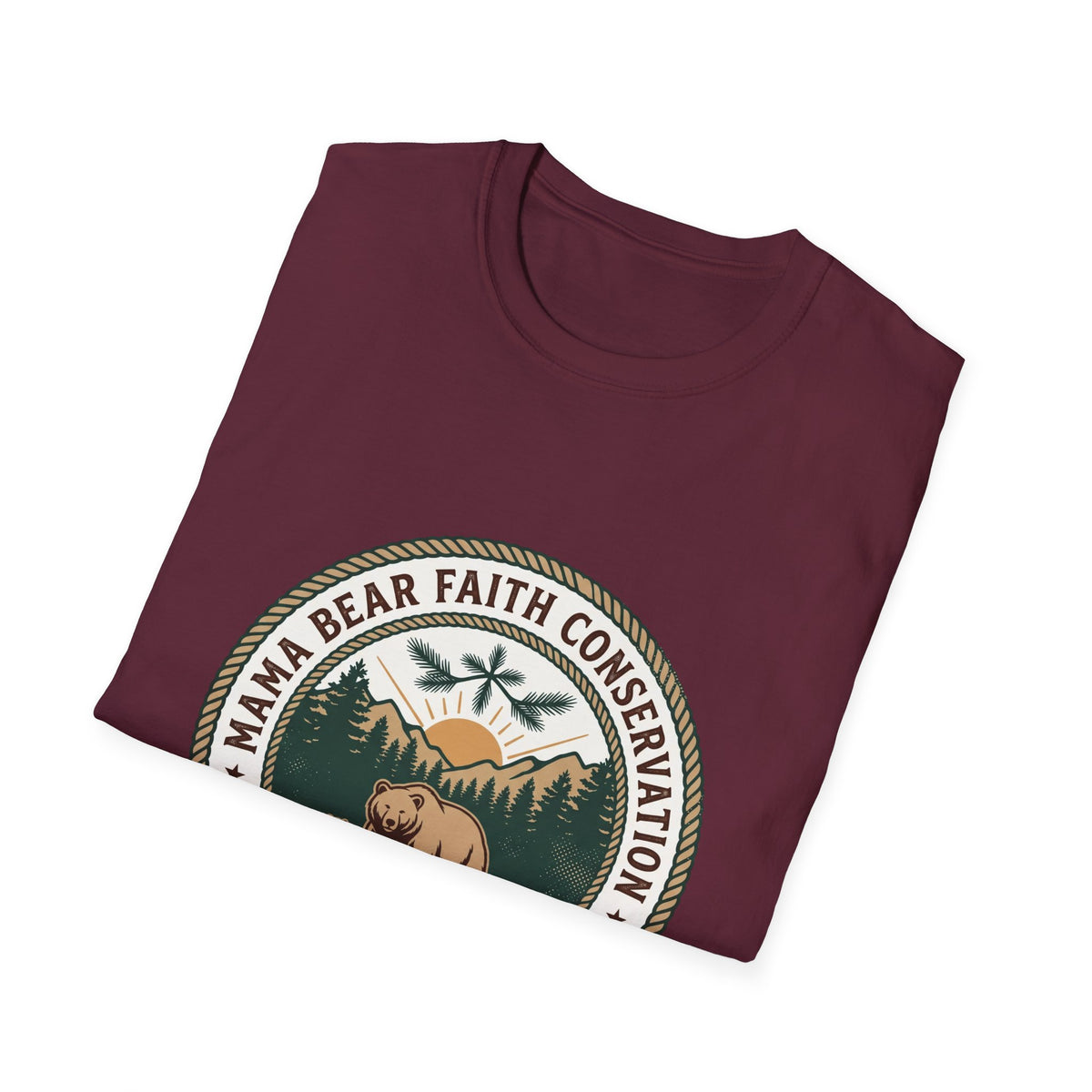 Mama bear faith conservation T-shirts