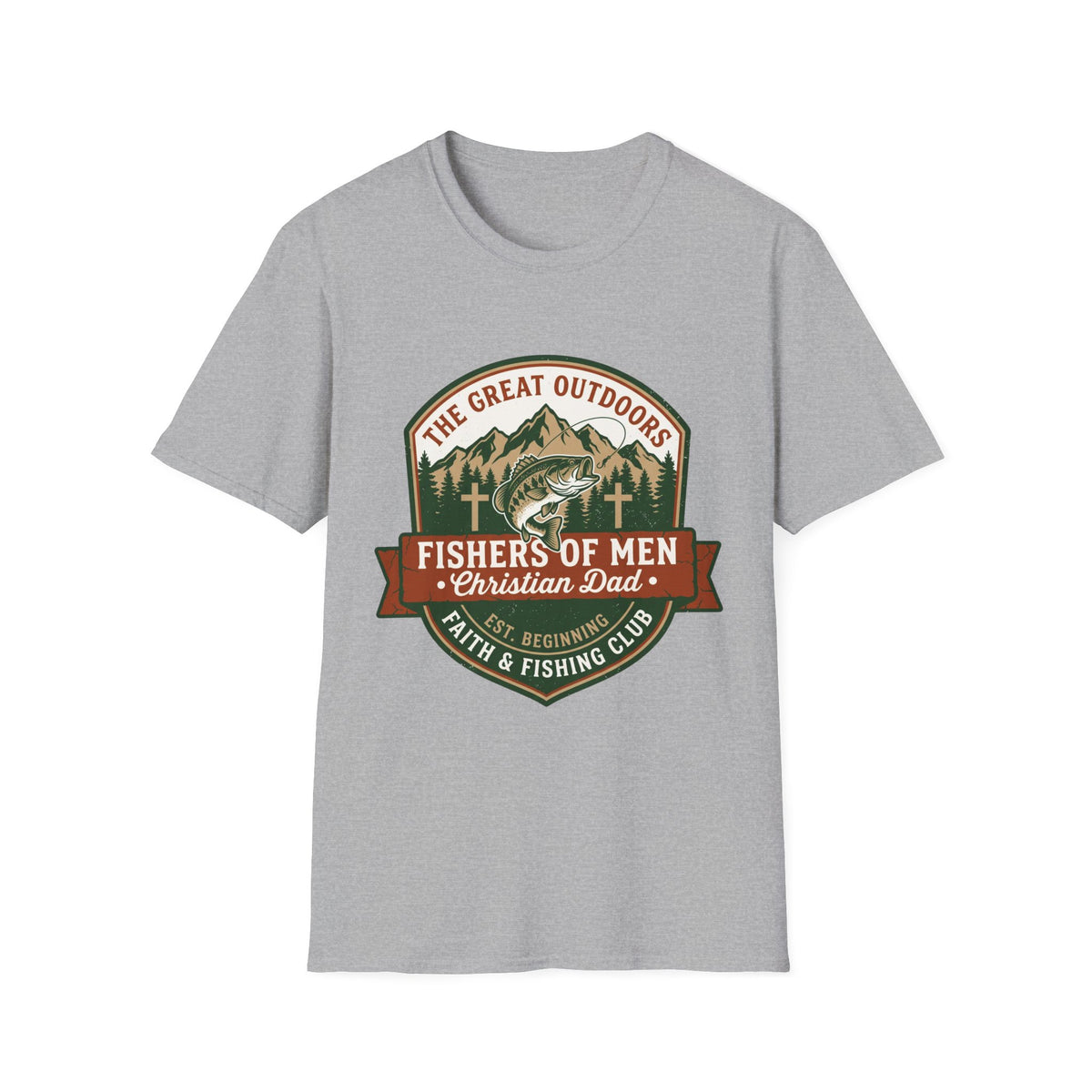 The great outdoors Fishers of men T-shirts