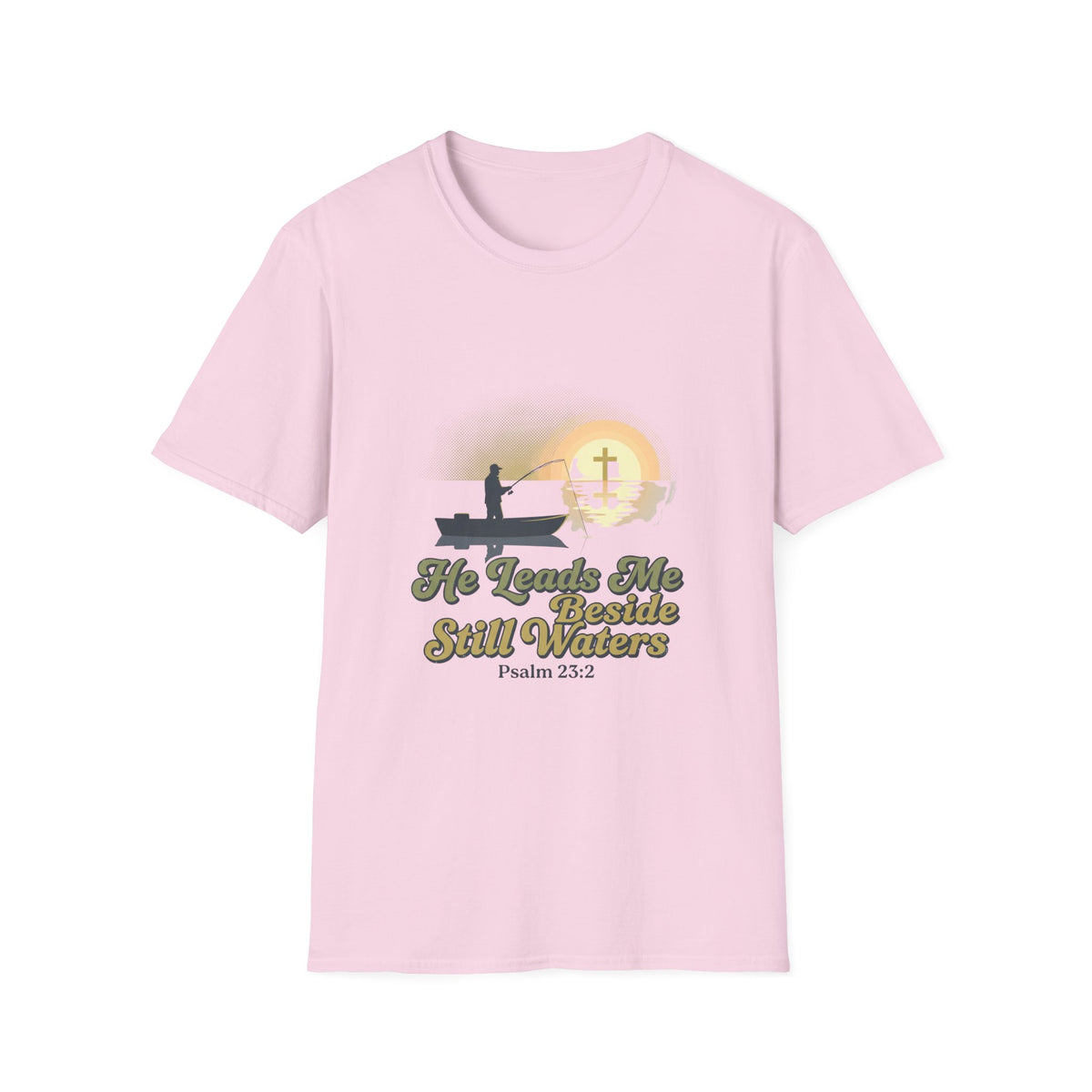 He leads me Beside still waters T-shirts