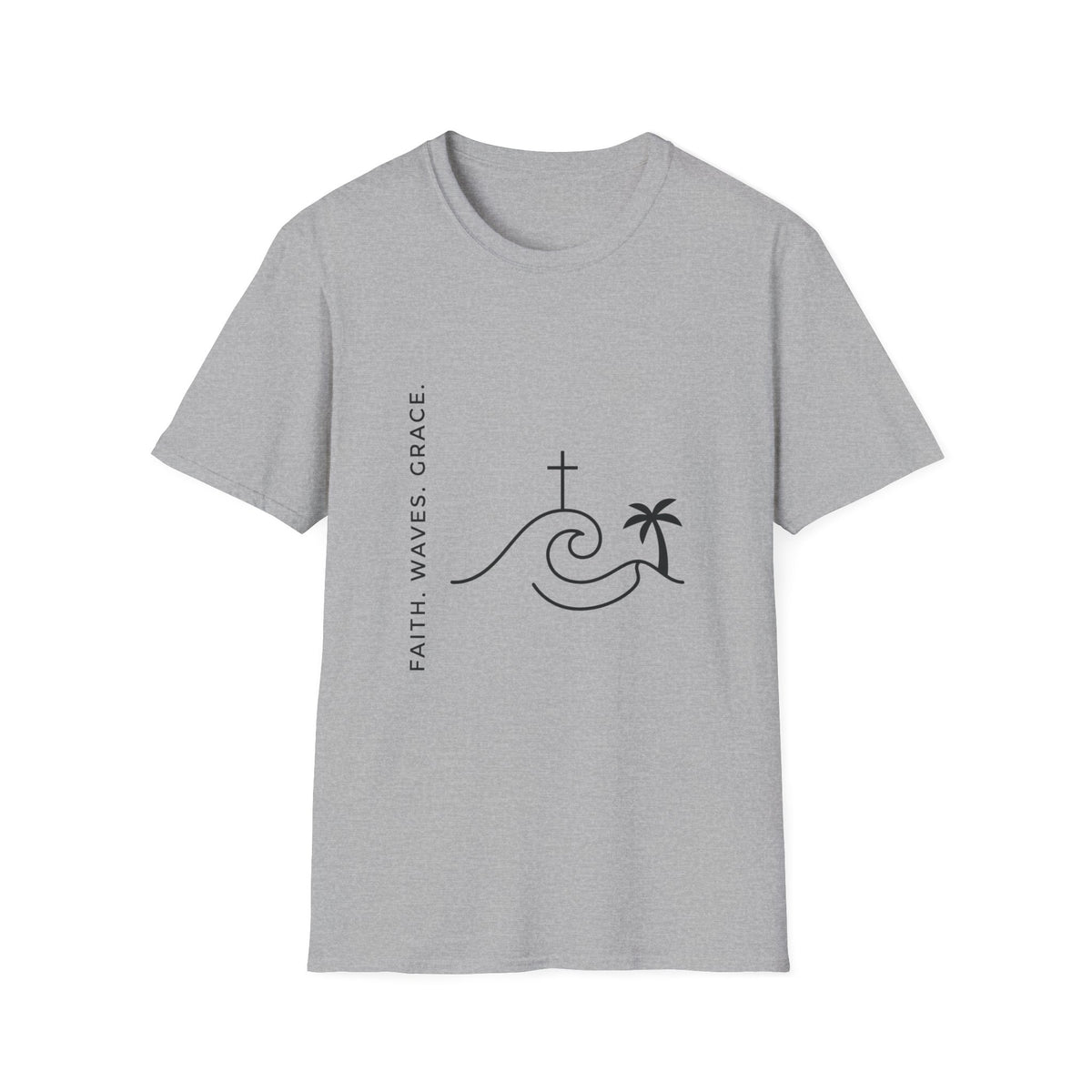 Faith waves grace T-shirts