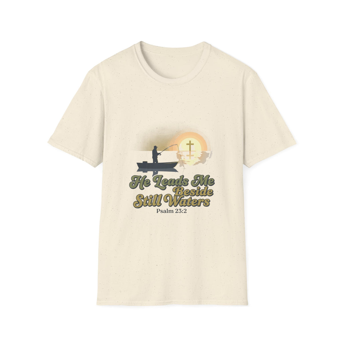 He leads me Beside still waters T-shirts