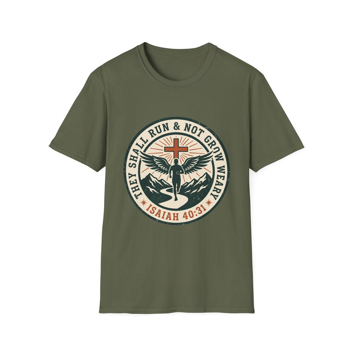 They shall run and not grow weary T-shirts