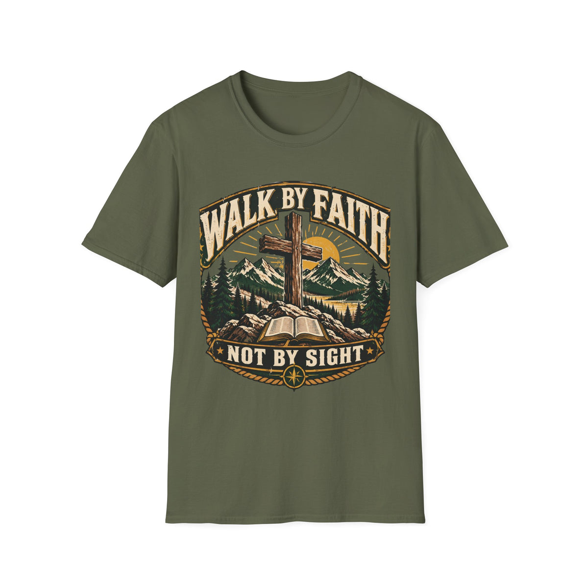 Walk by faith not by sight T-shirt