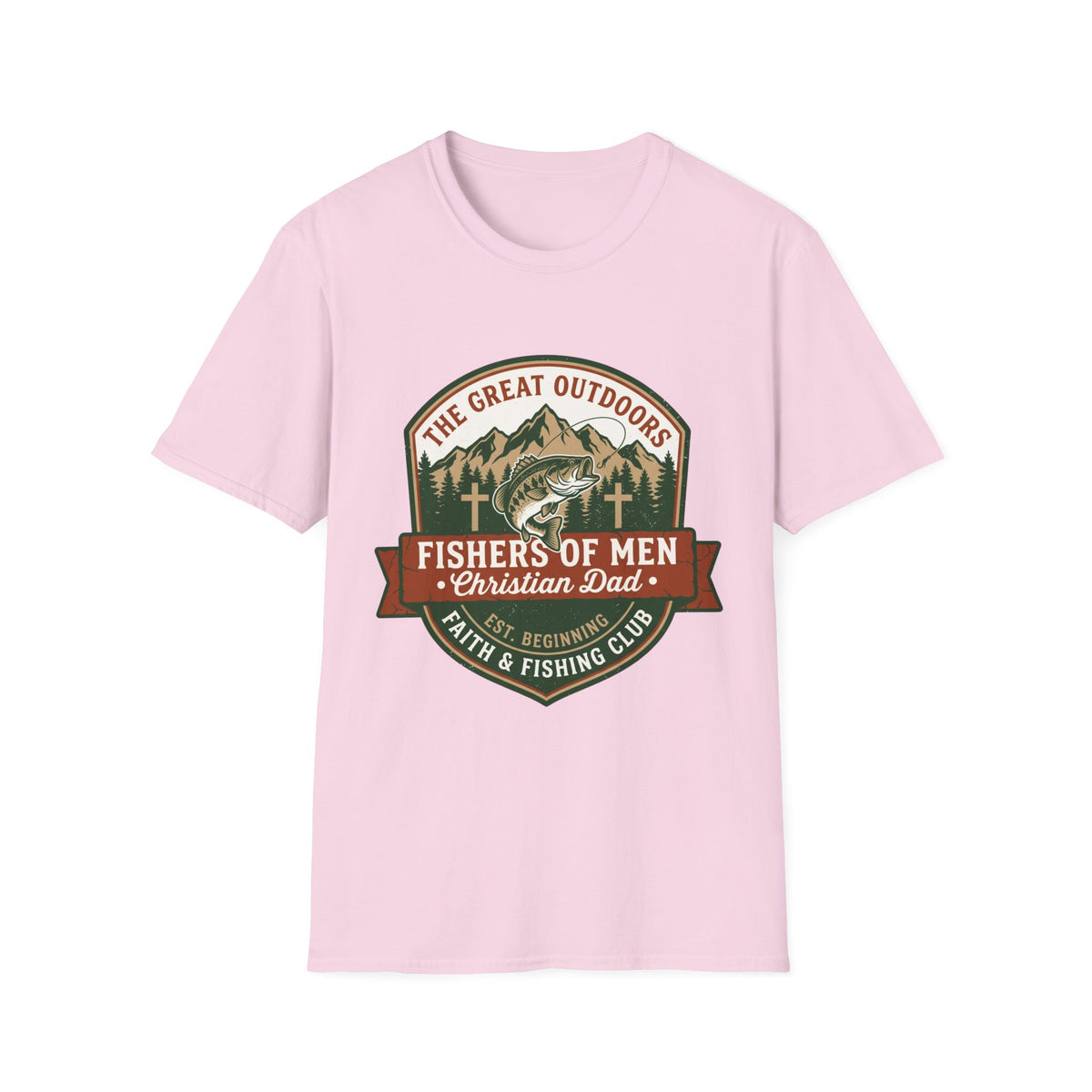 The great outdoors Fishers of men T-shirts