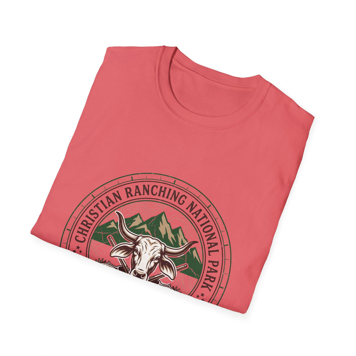Christian ranching national park T-shirts