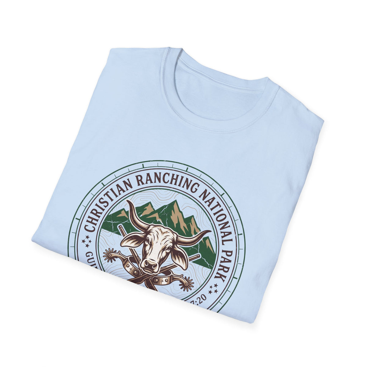 Christian ranching national park T-shirts