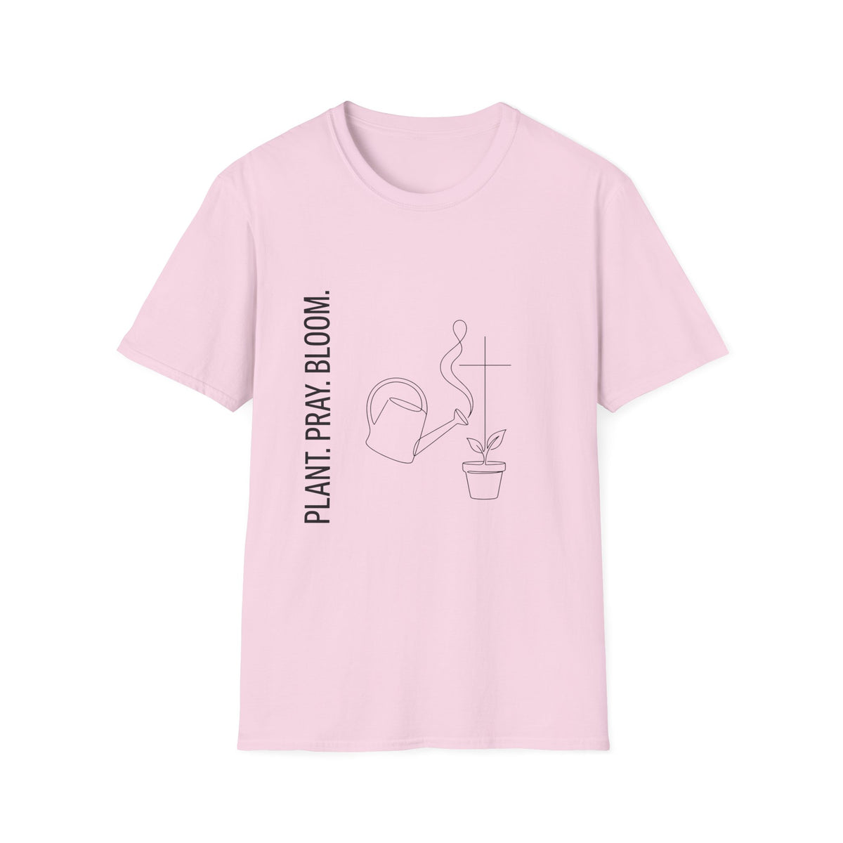 Plant pray bloom T-shirts