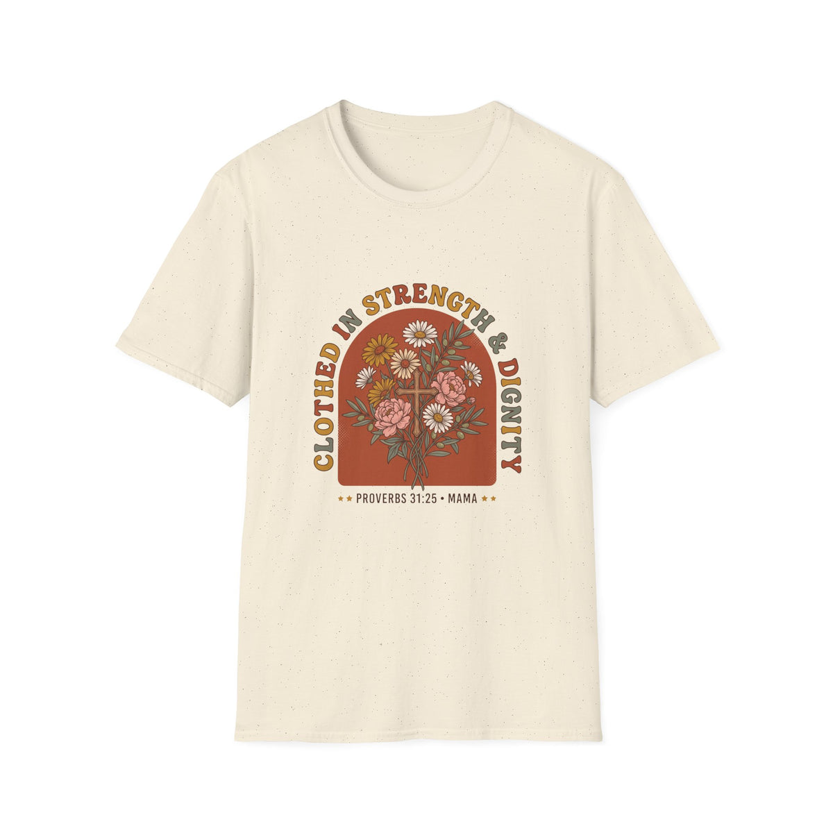 Clothed in strength and dignity T-shirts (2)