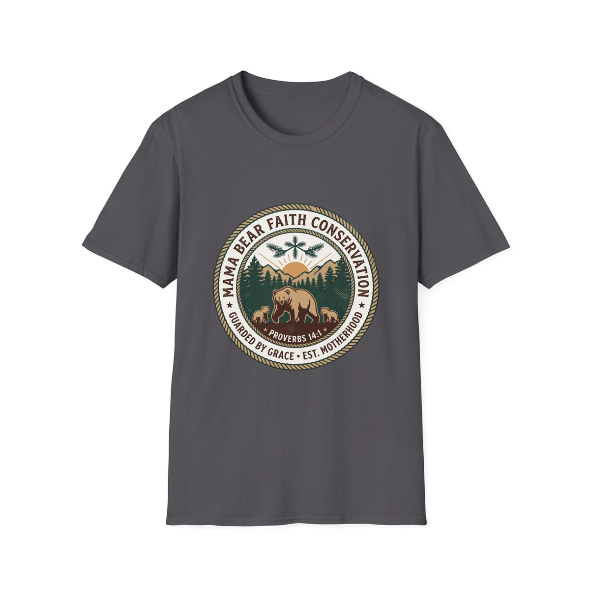 Mama bear faith conservation T-shirts