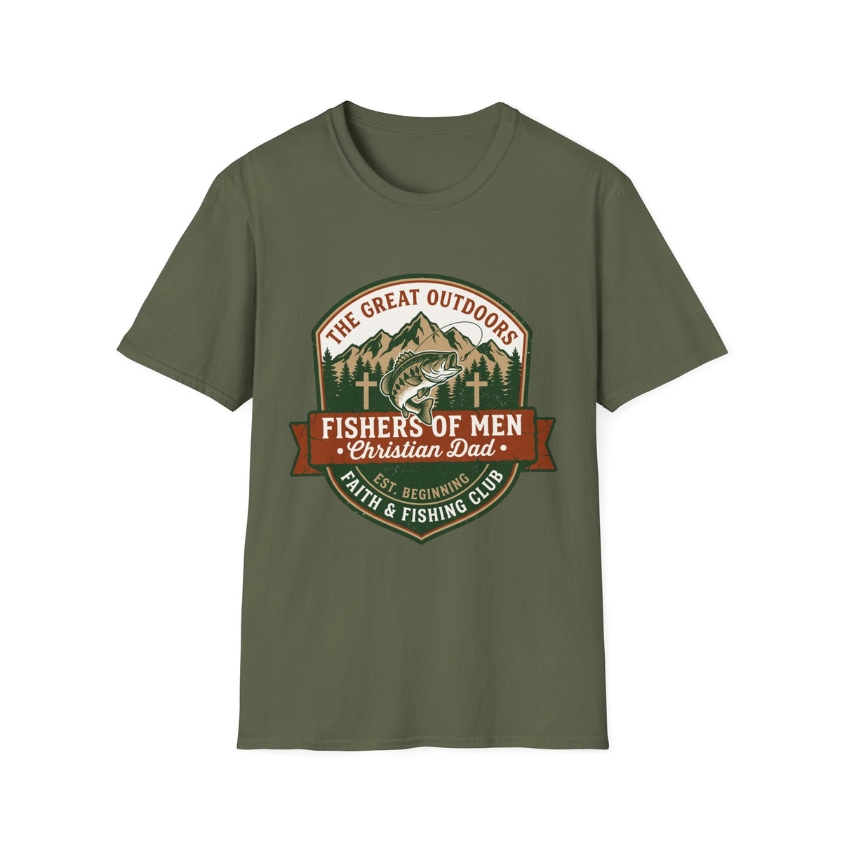 The great outdoors Fishers of men T-shirts