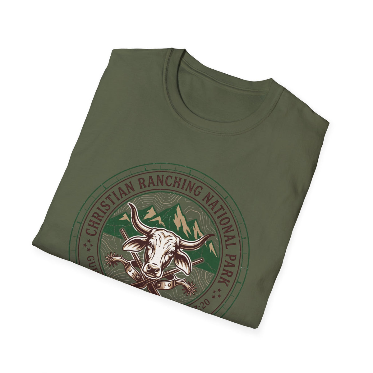 Christian ranching national park T-shirts