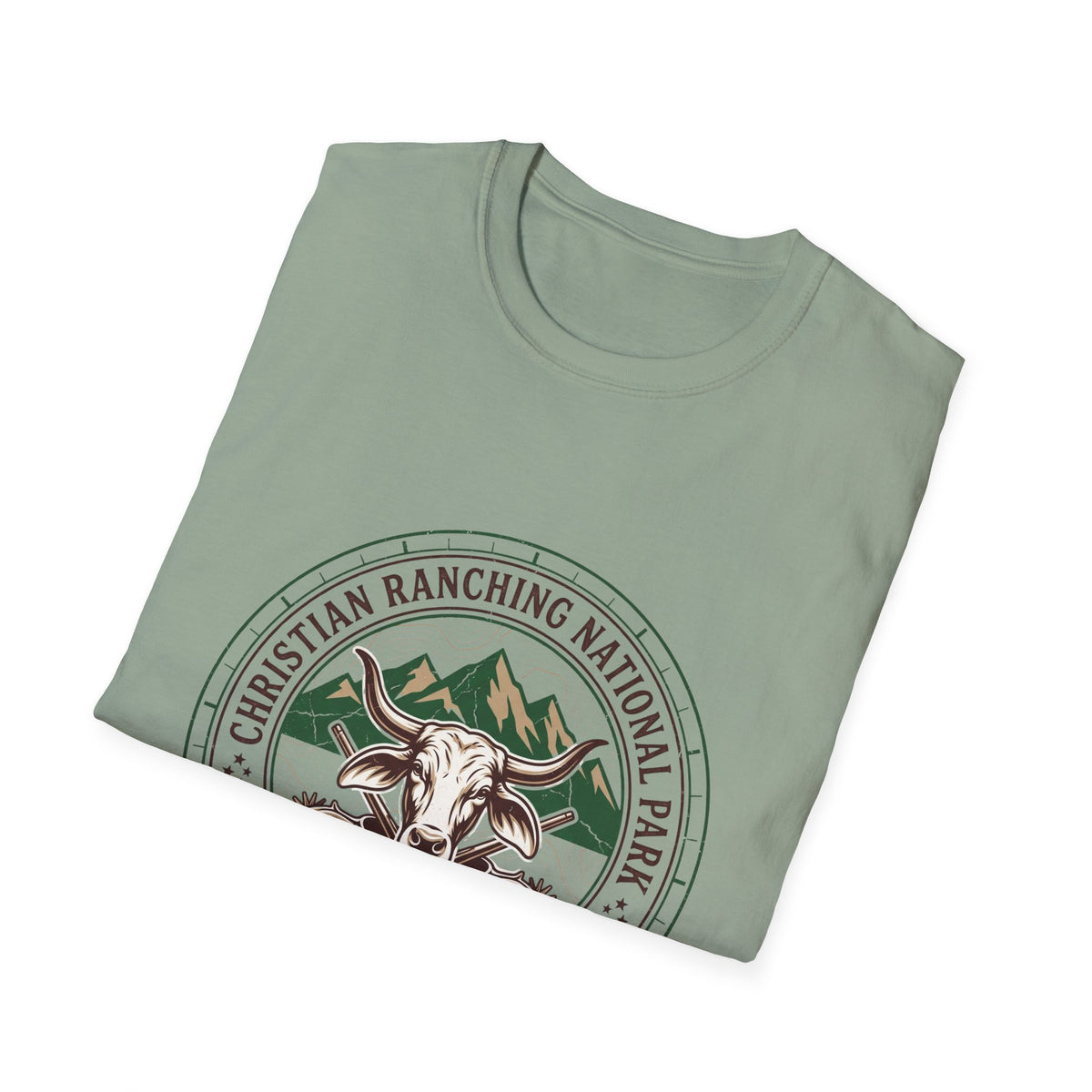 Christian ranching national park T-shirts