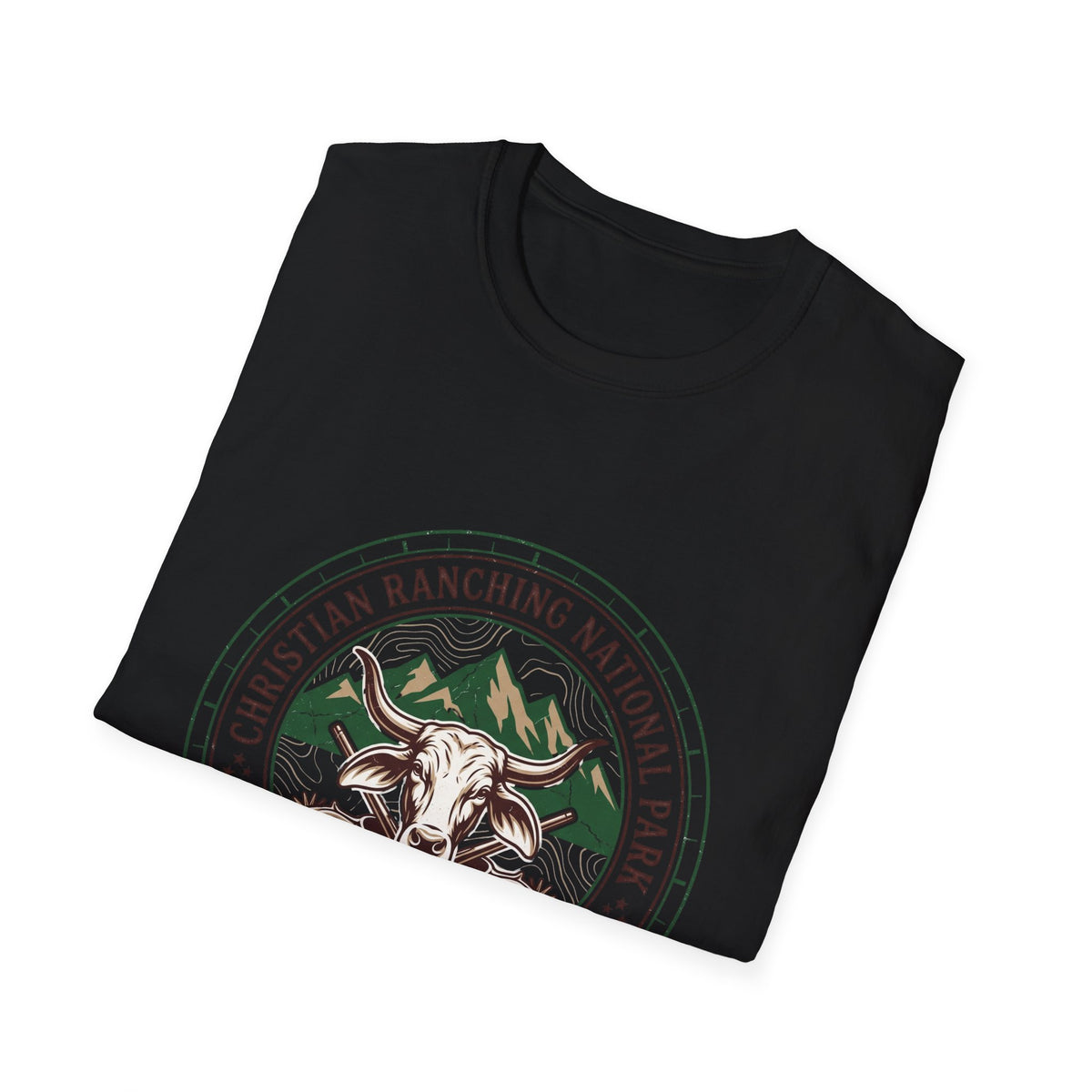 Christian ranching national park T-shirts