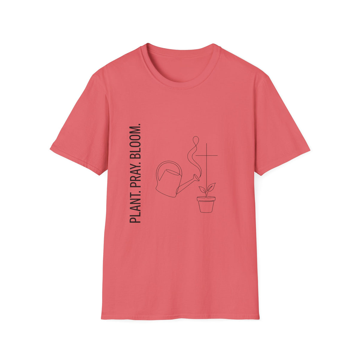 Plant pray bloom T-shirts