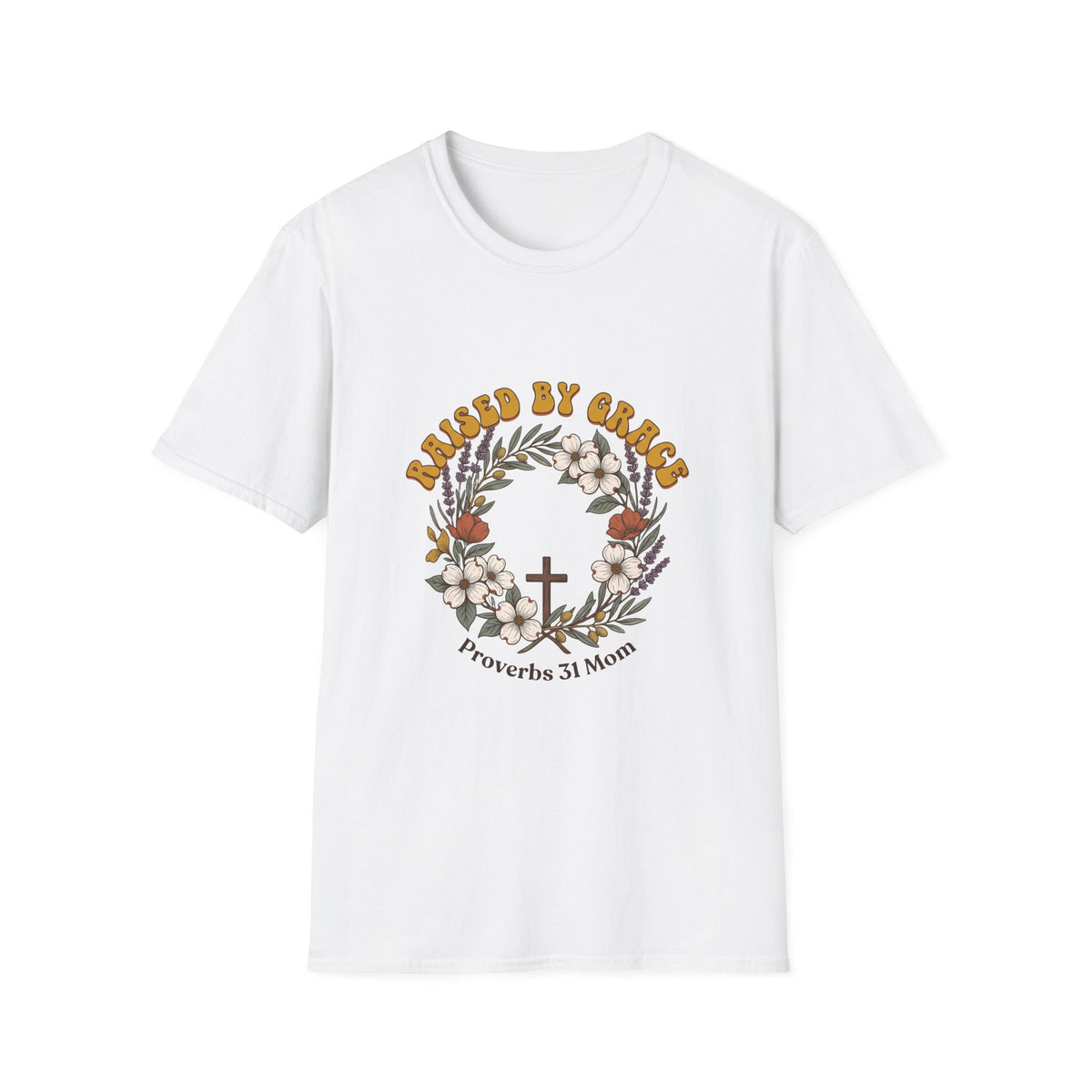 Raised by grace T-shirts