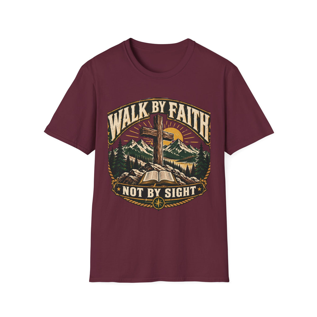 Walk by faith not by sight T-shirt