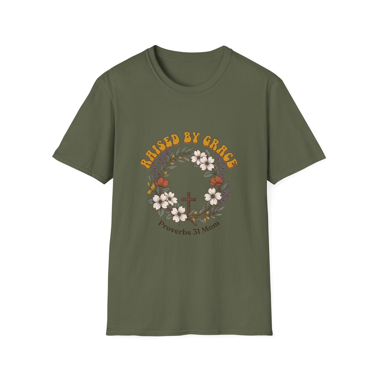 Raised by grace T-shirts
