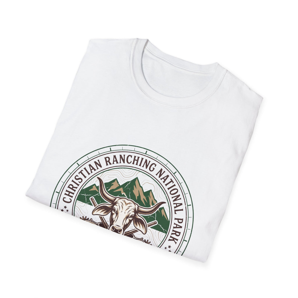 Christian ranching national park T-shirts