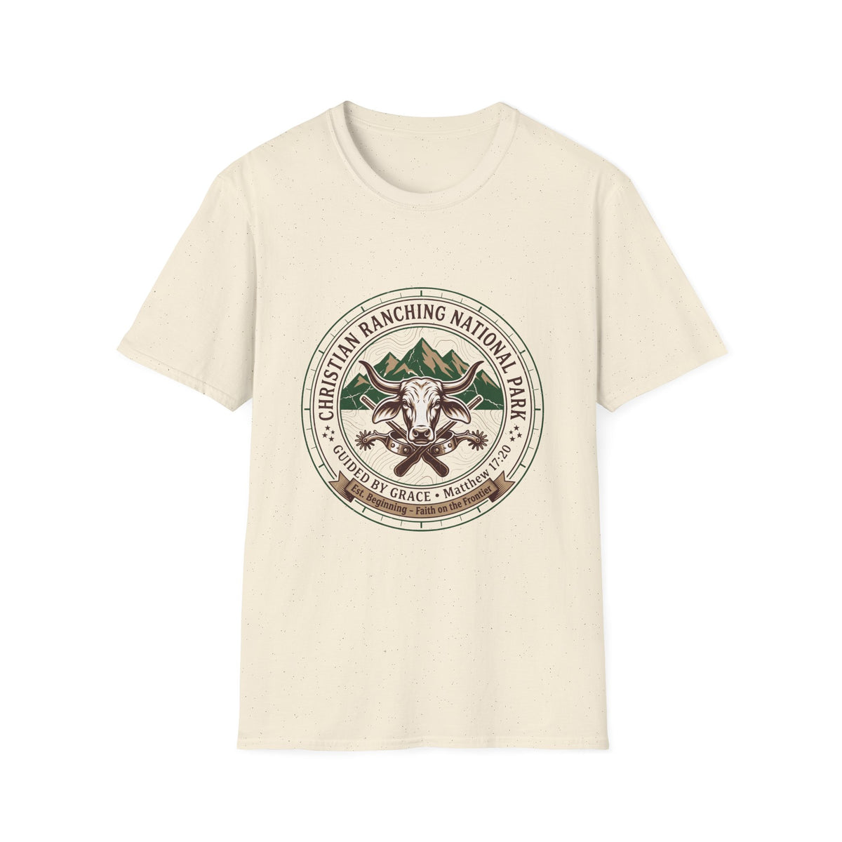 Christian ranching national park T-shirts