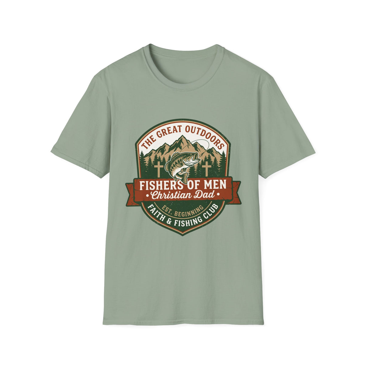 The great outdoors Fishers of men T-shirts