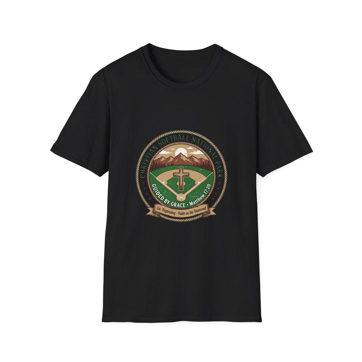 Christian softball national park T-shirts