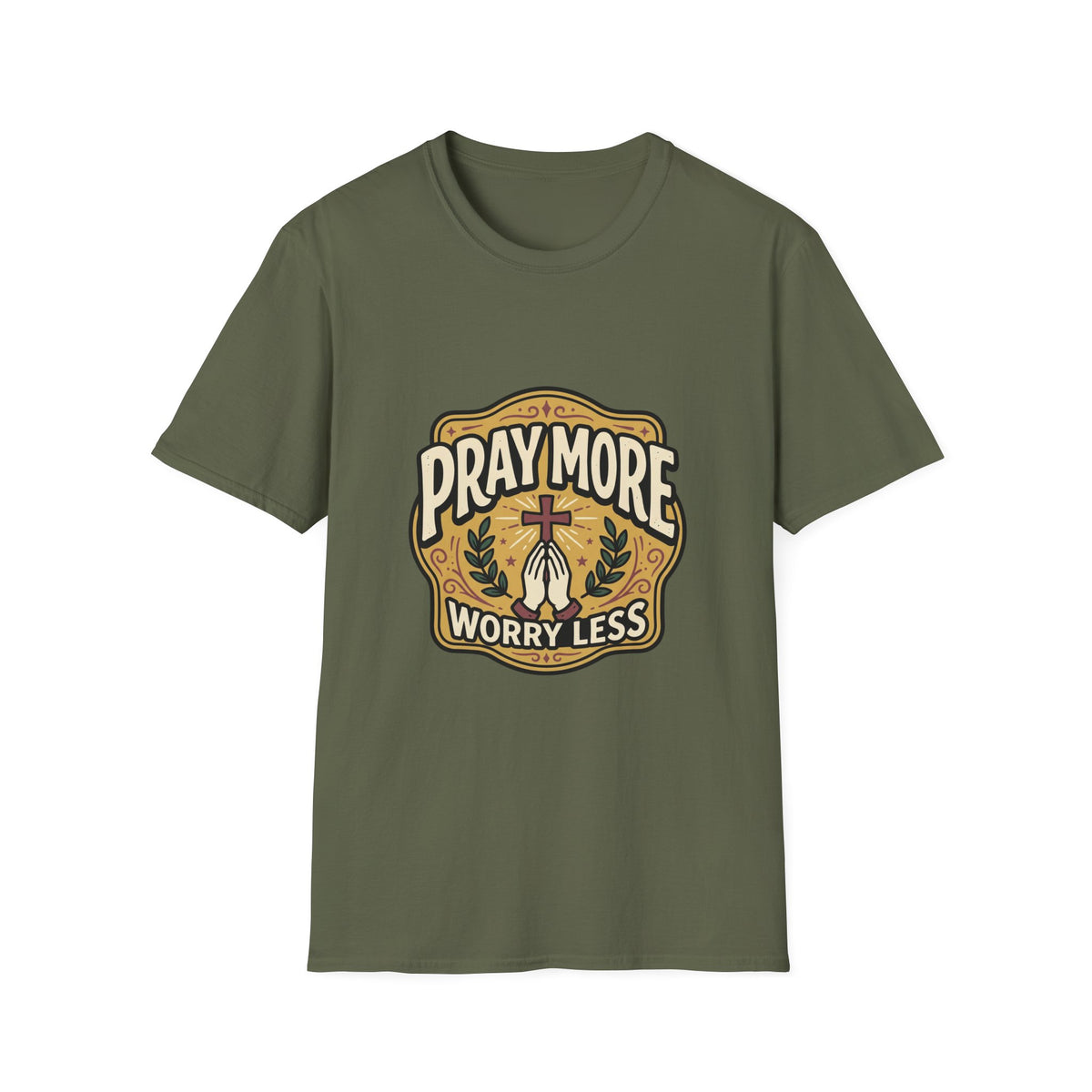 Pray more worry less T-shirts