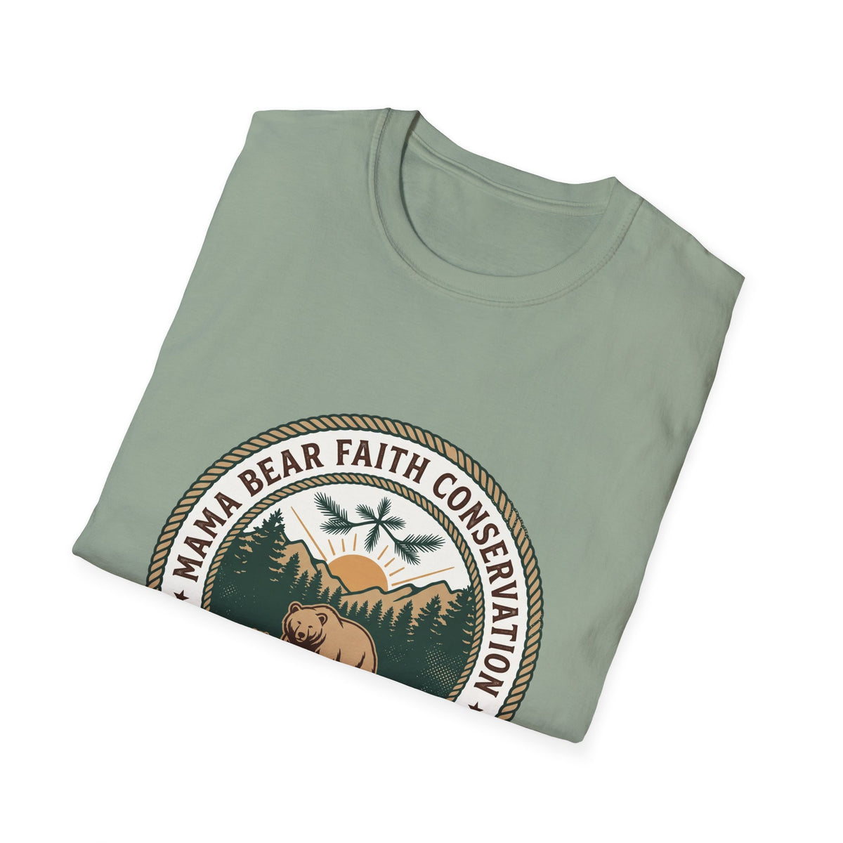 Mama bear faith conservation T-shirts
