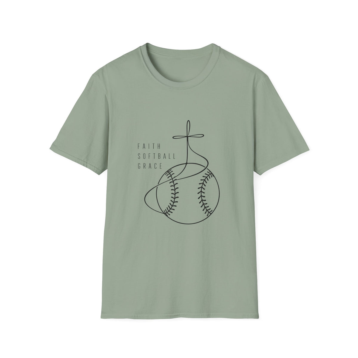 Faith softball grace T-shirts
