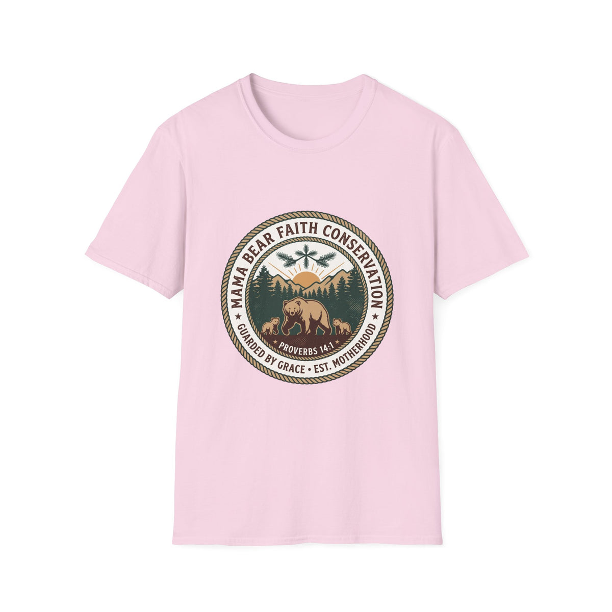Mama bear faith conservation T-shirts