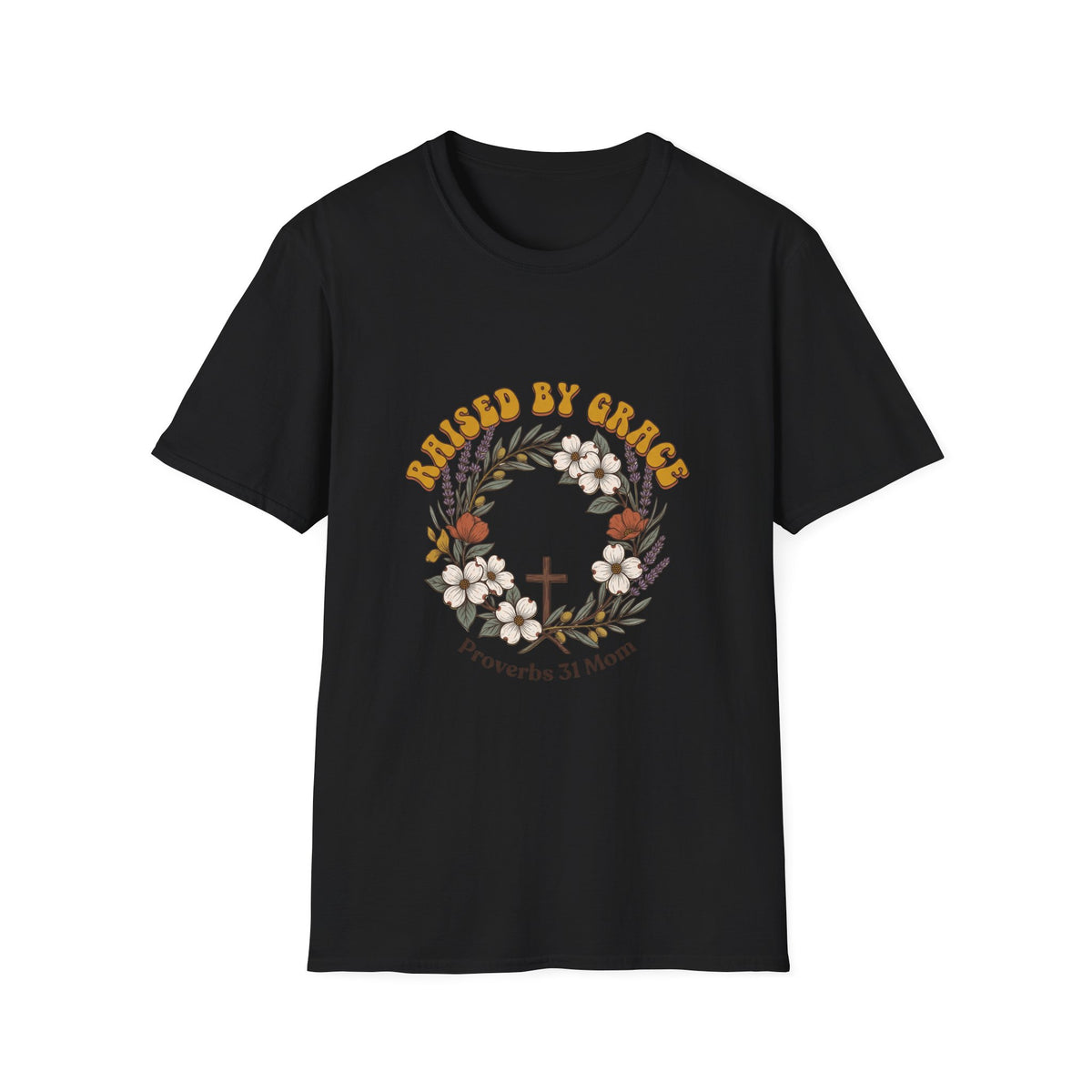 Raised by grace T-shirts