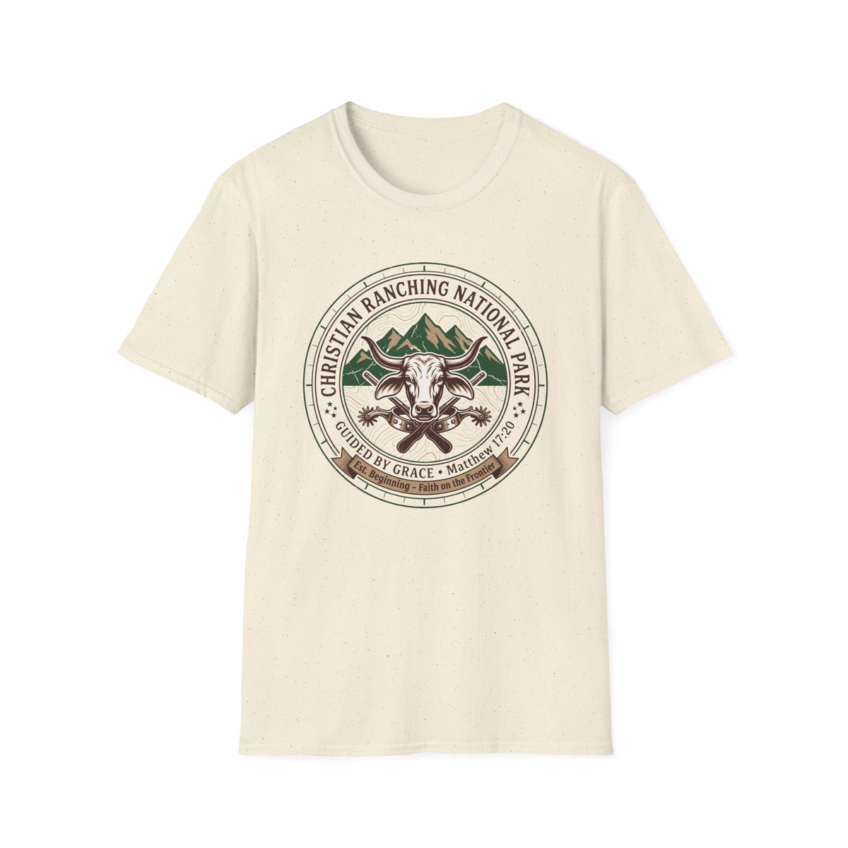 Christian ranching national park T-shirts