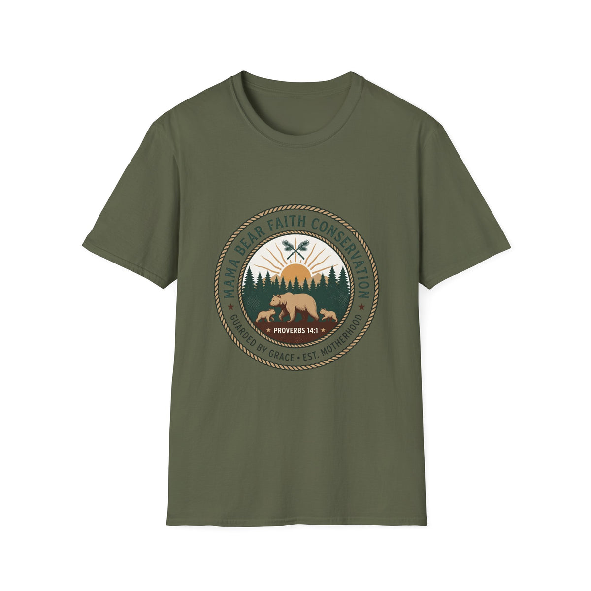 Mama bear faith conservation T-shirts (2)