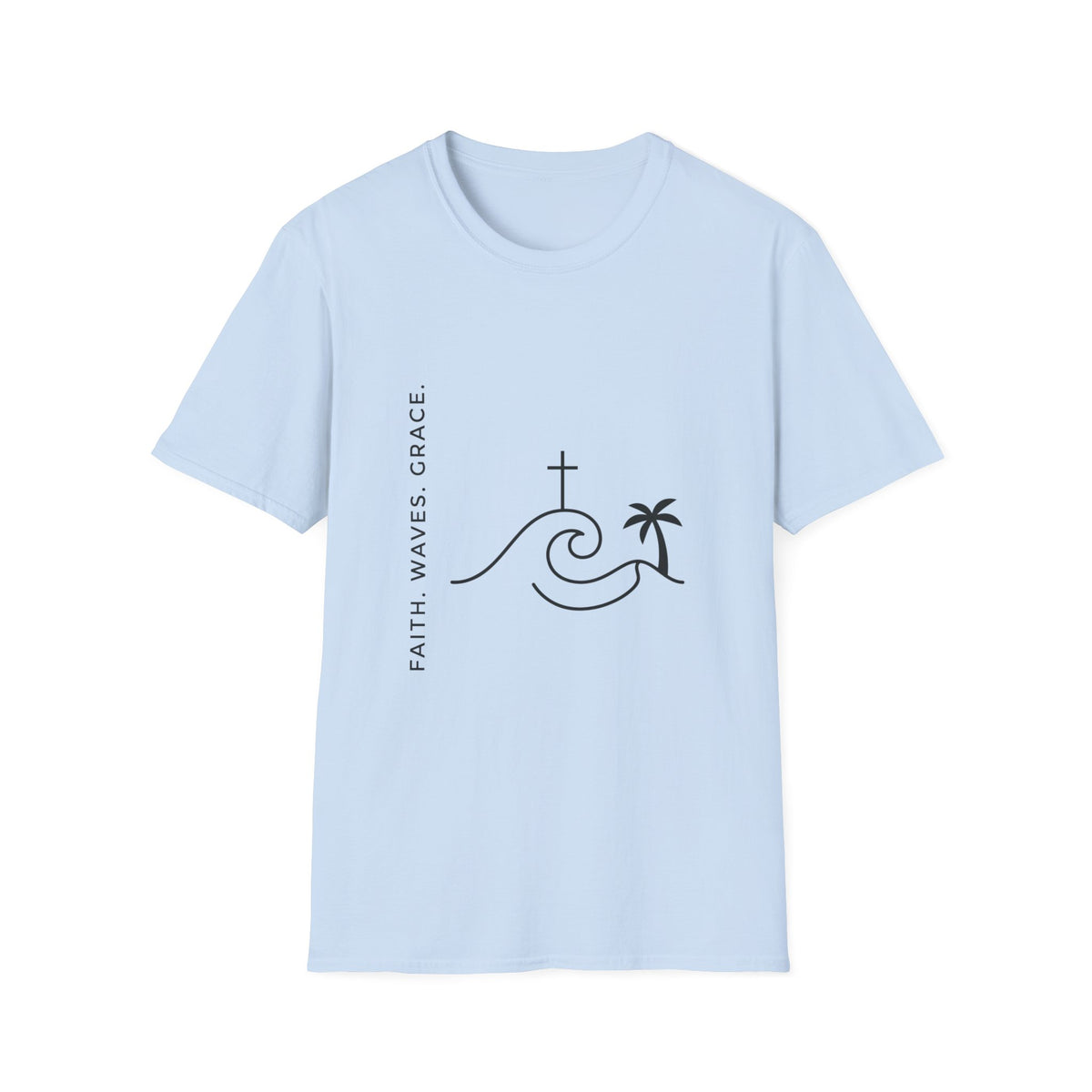 Faith waves grace T-shirts