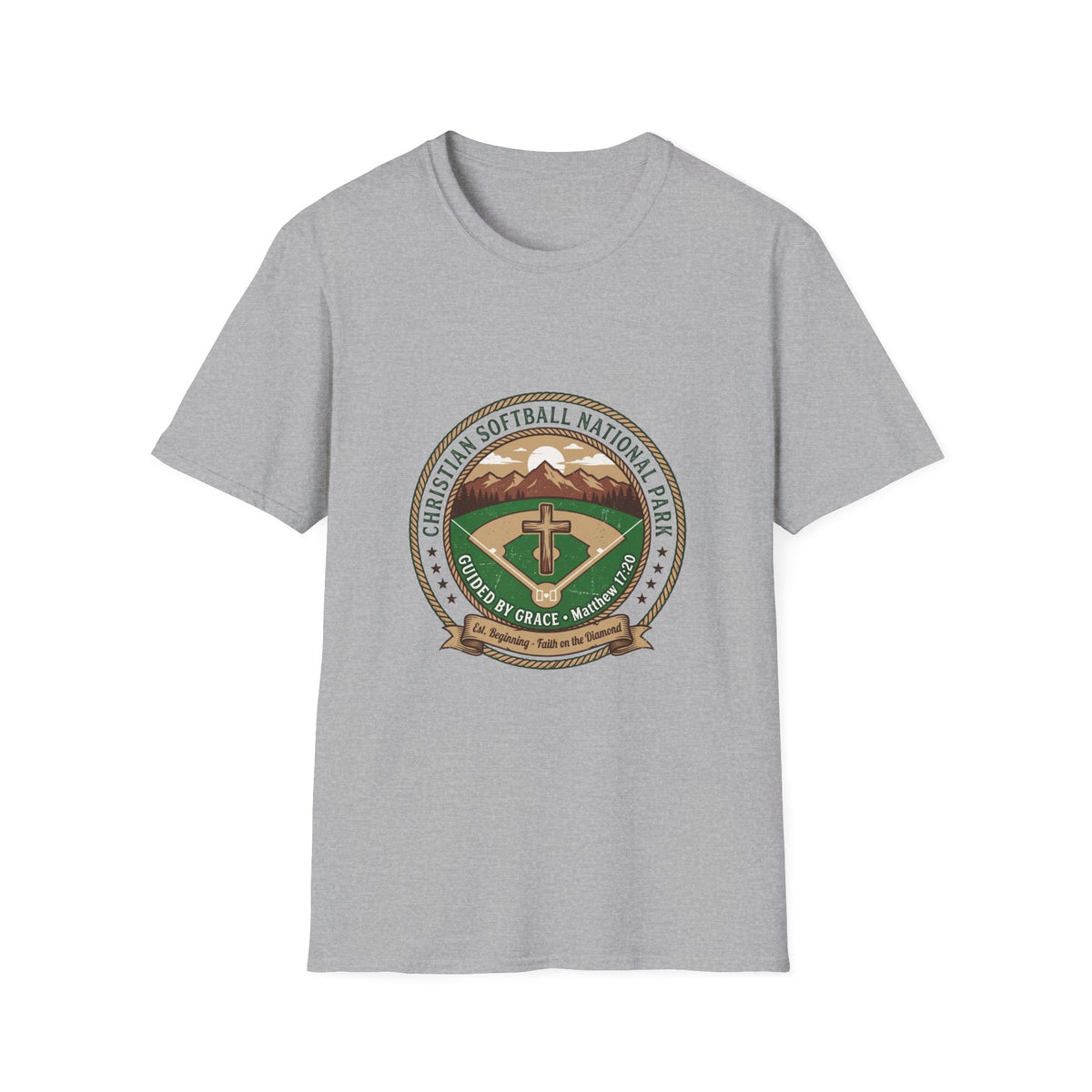 Christian softball national park T-shirts