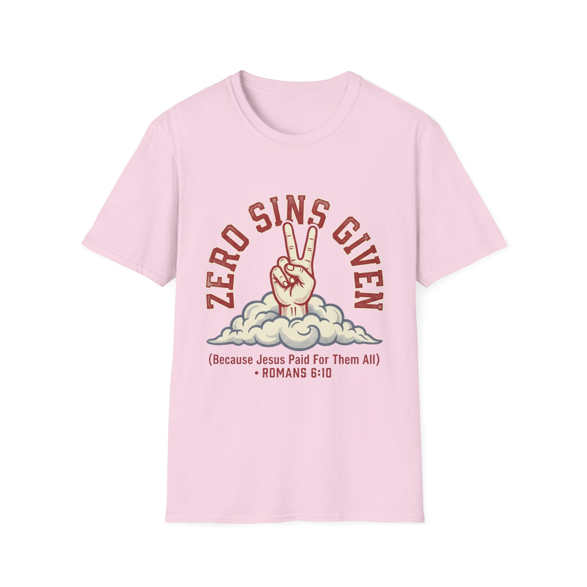 Zero sins given T-shirts