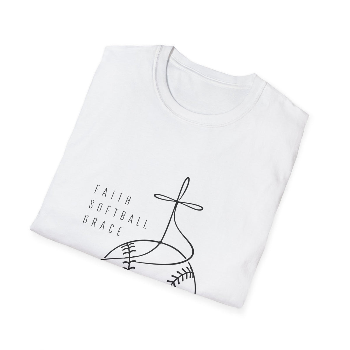Faith softball grace T-shirts