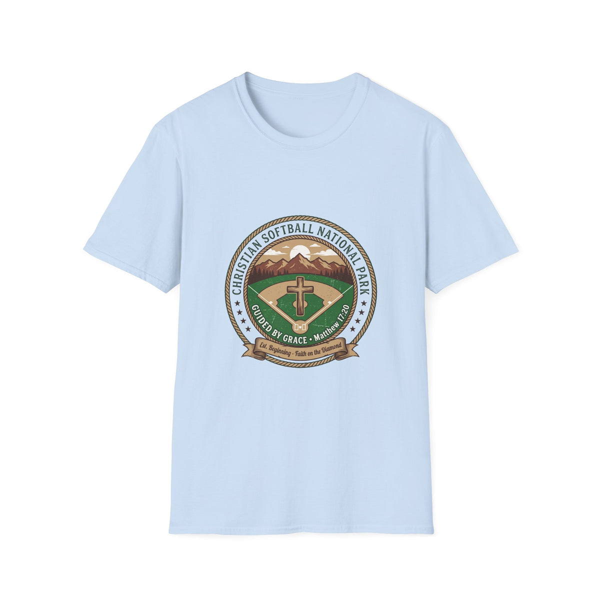 Christian softball national park T-shirts