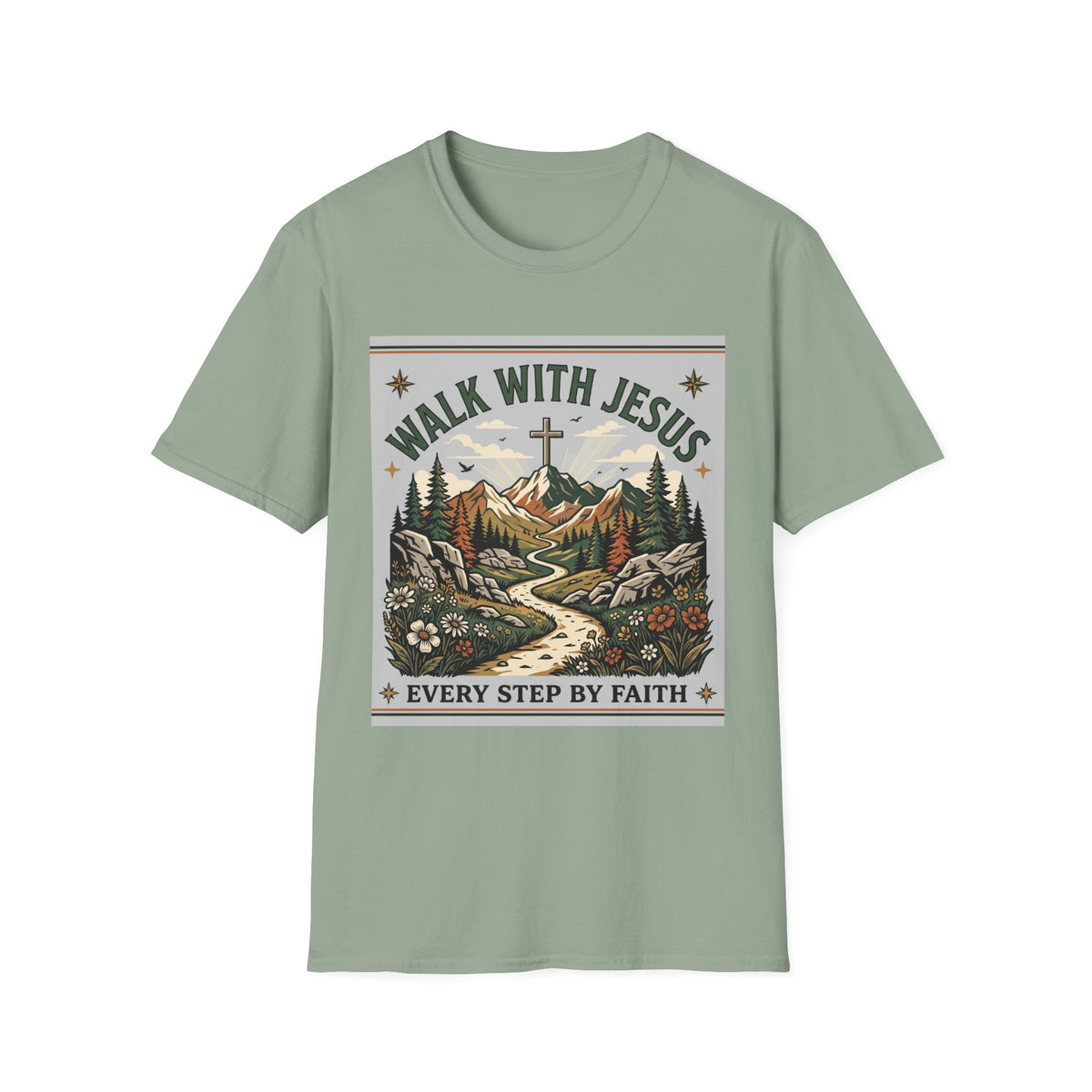 Walk with jesus T-shirts