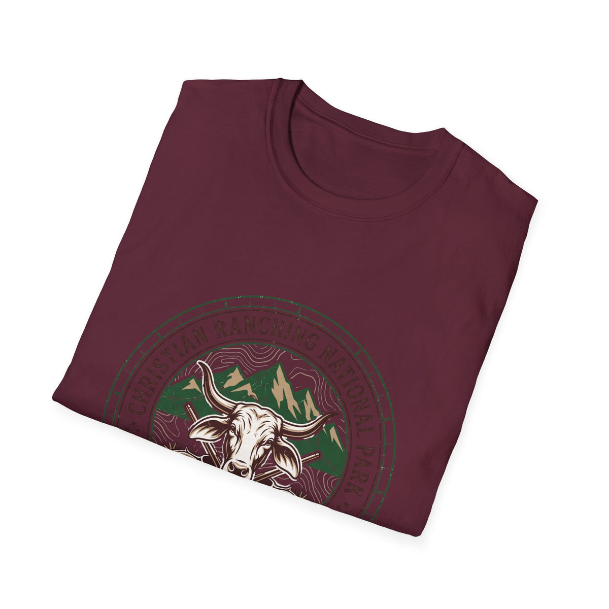 Christian ranching national park T-shirts