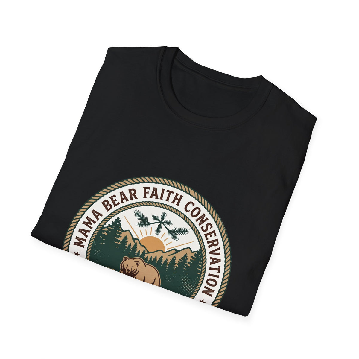 Mama bear faith conservation T-shirts