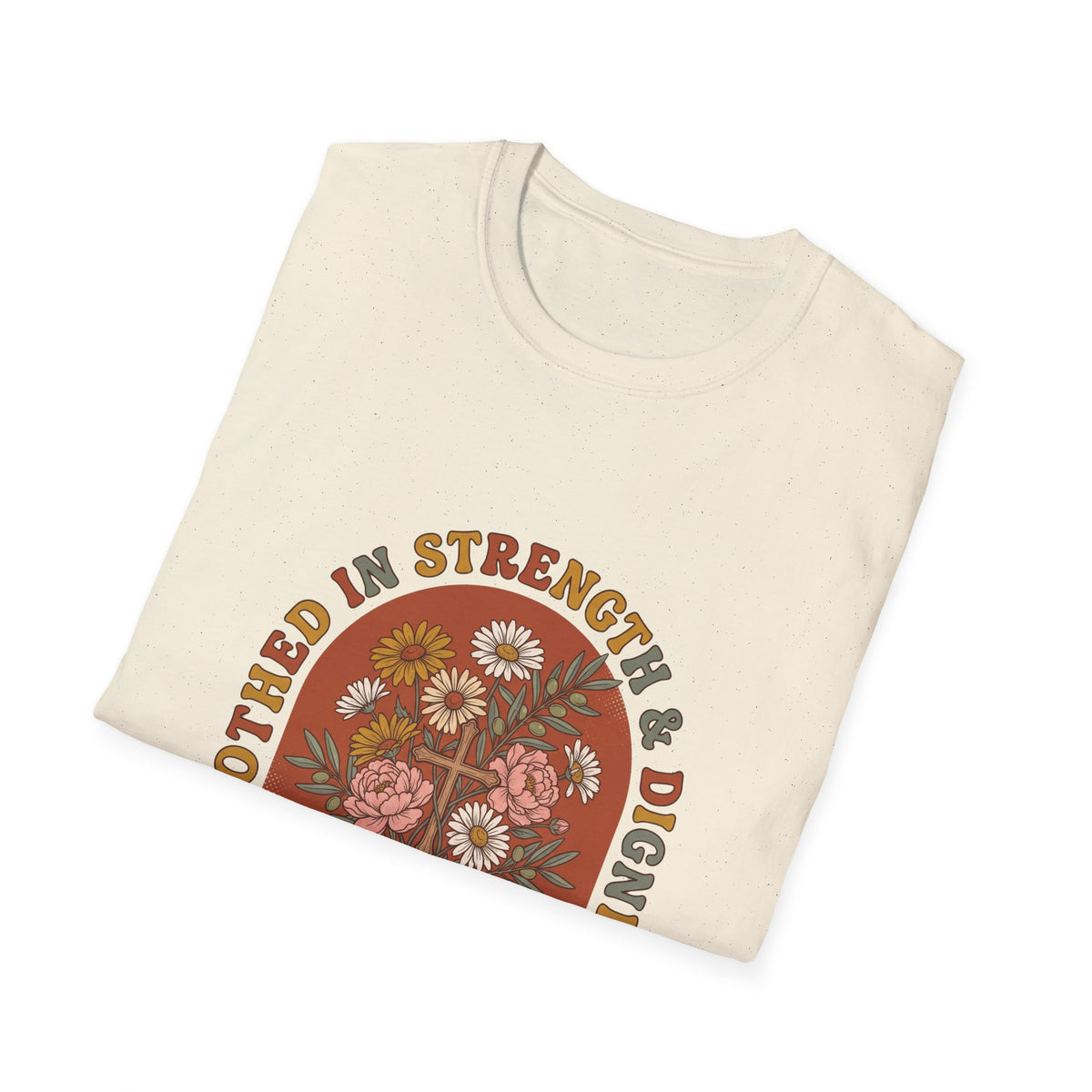 Clothed in strength and dignity T-shirts (2)