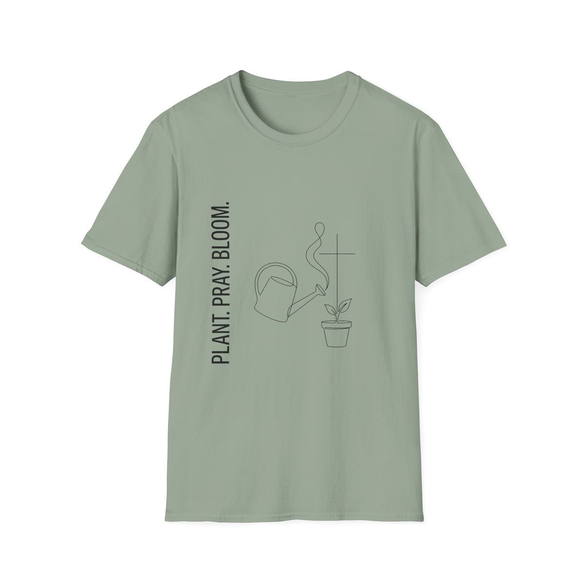 Plant pray bloom T-shirts