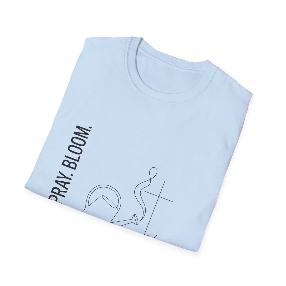 Plant pray bloom T-shirts