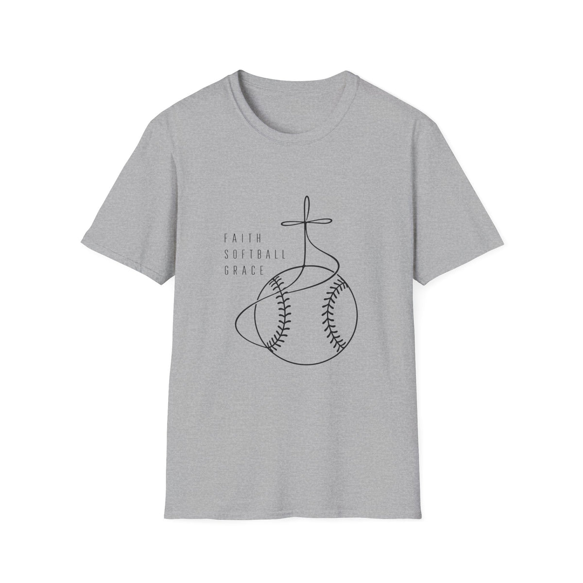 Faith softball grace T-shirts