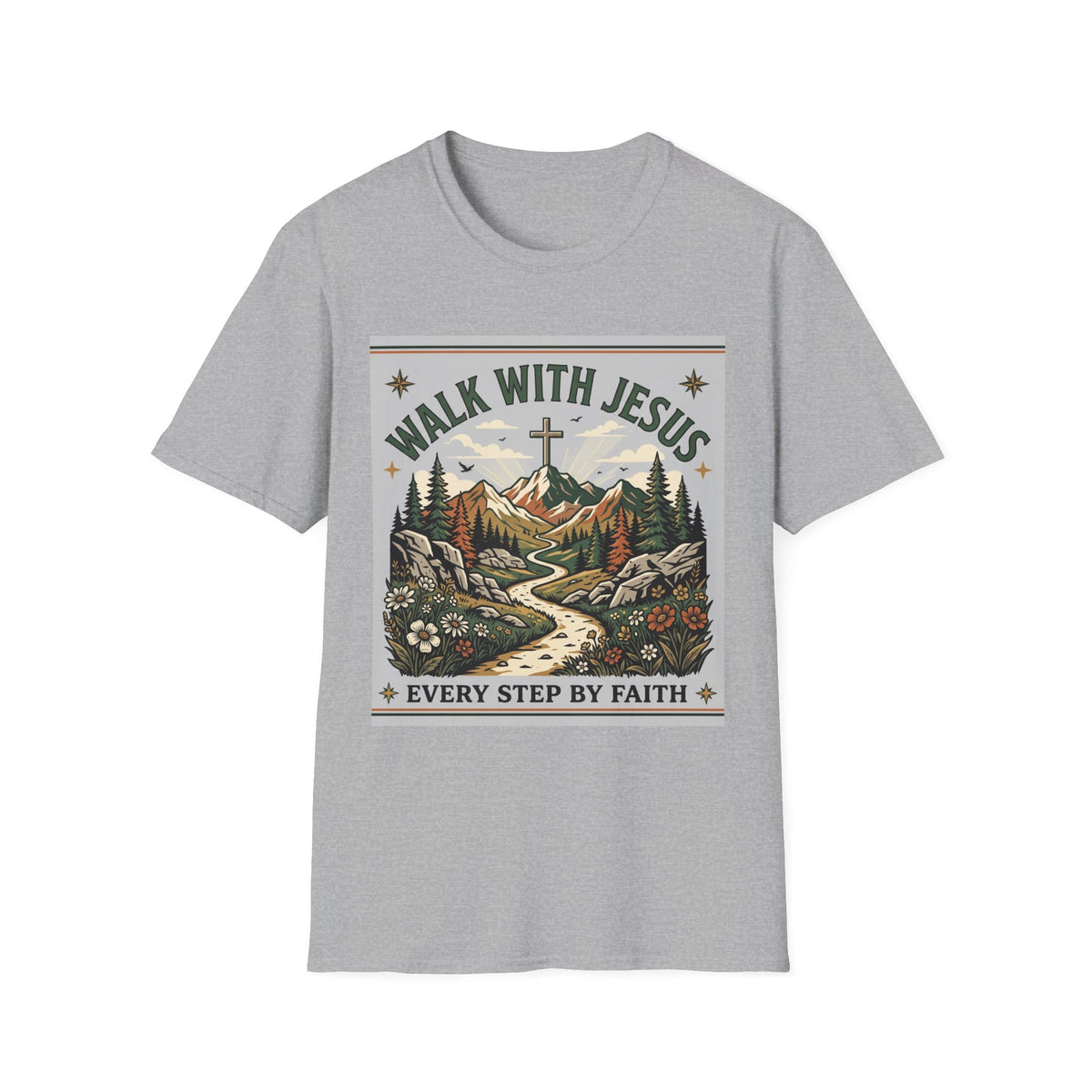 Walk with jesus T-shirts
