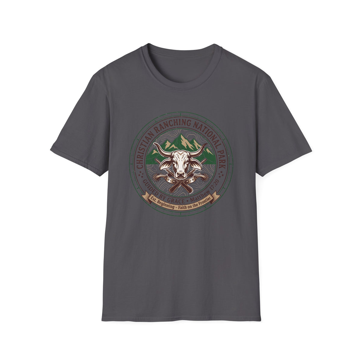 Christian ranching national park T-shirts