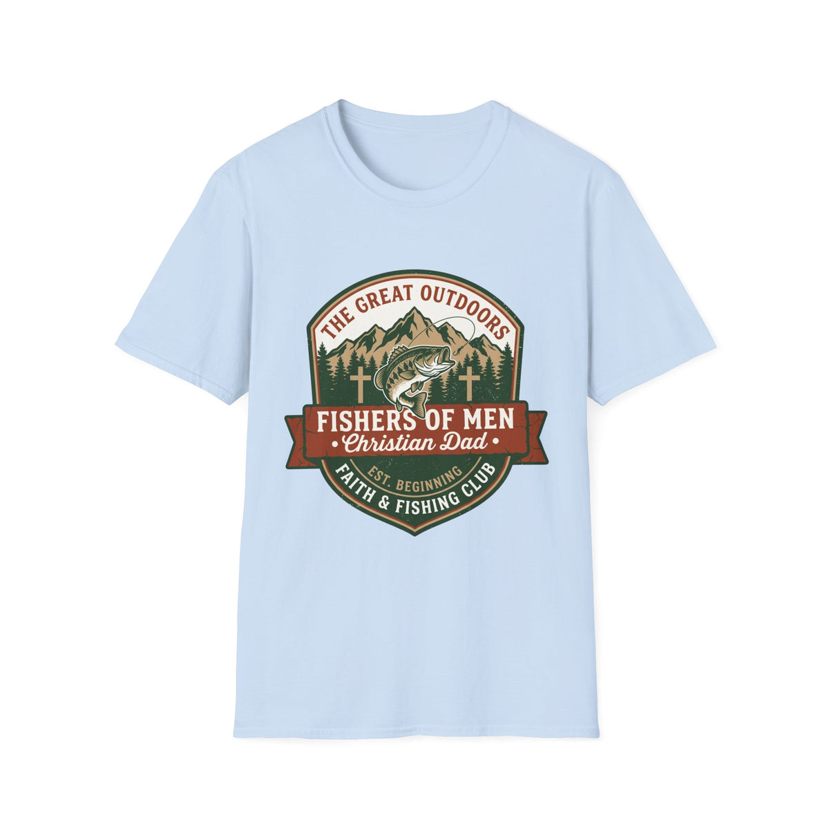 The great outdoors Fishers of men T-shirts