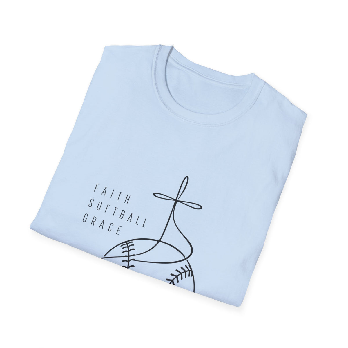 Faith softball grace T-shirts