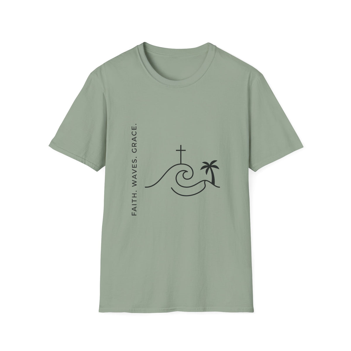 Faith waves grace T-shirts