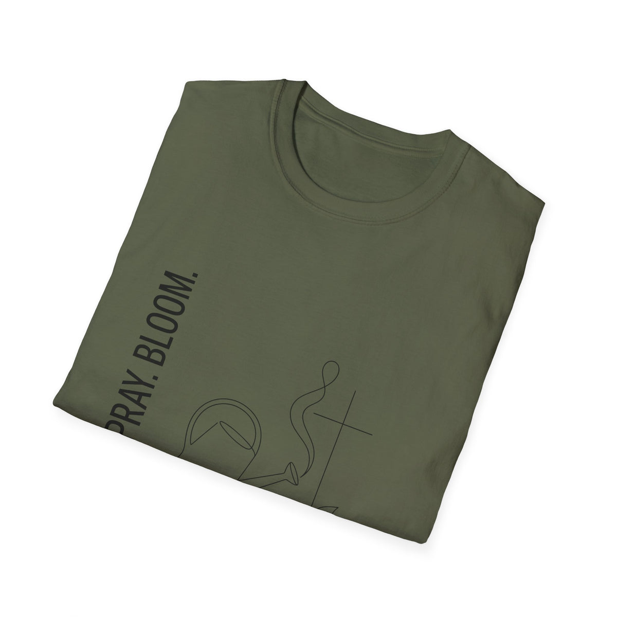 Plant pray bloom T-shirts